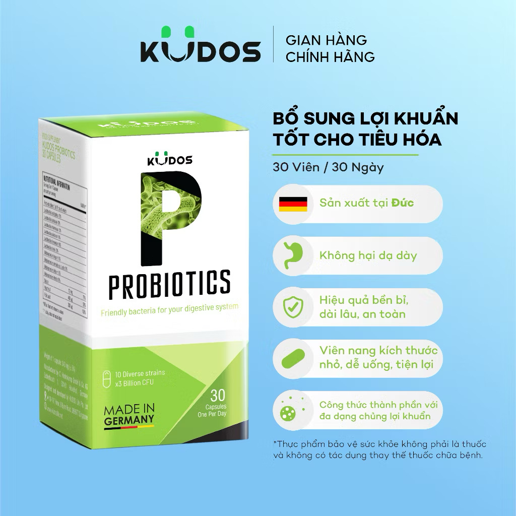 MEN VI SINH KUDOS CHO NGƯỜI LỚN